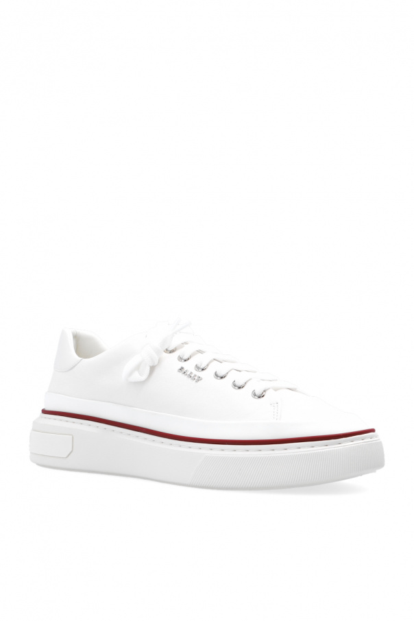 BALLY｜SNEAKERS (MAILY-W (WK0012VT019-U001)) Mens Bally Maily Sneakers - Black Calf Embossed - Size US 8